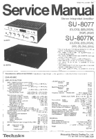 Technics - SU-8077 - Service manual